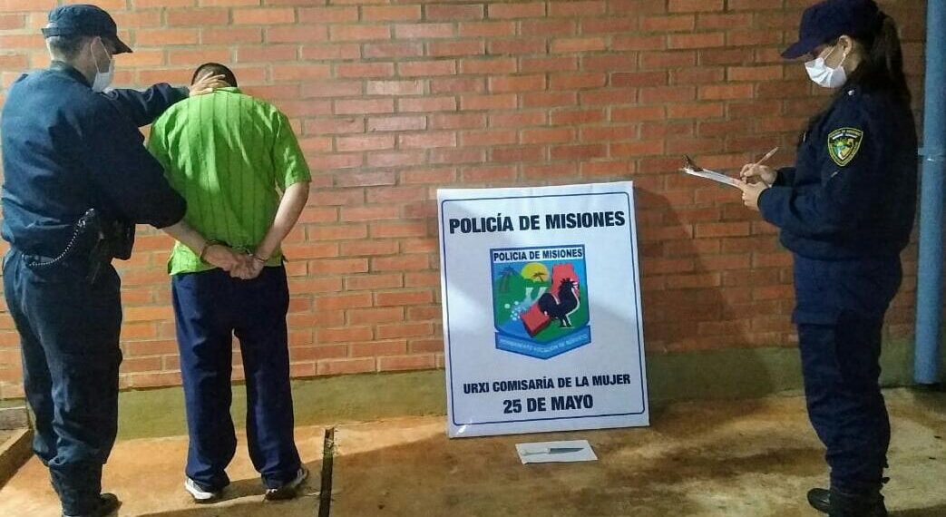 Tres hombres fueron detenidos por violencia familiar