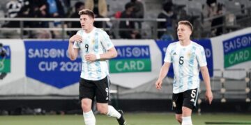Sub 23: Argentina derrotó a Japón en su primer amistoso