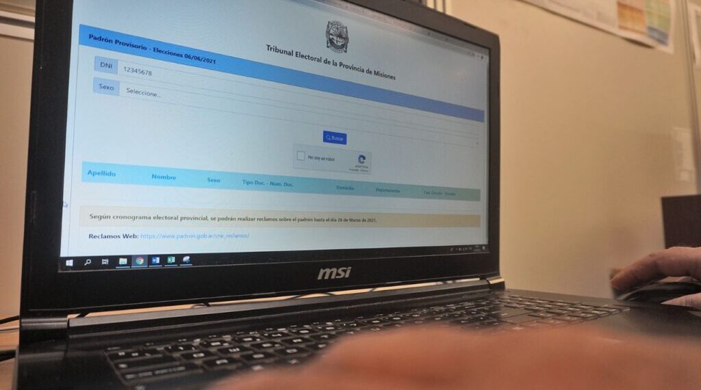 Ya se puede consultar la lista del Padrón Provisorio