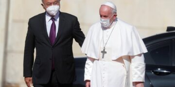 El papa Francisco llegó a Irak: recepción oficial en el Palacio Presidencial de Bagdad