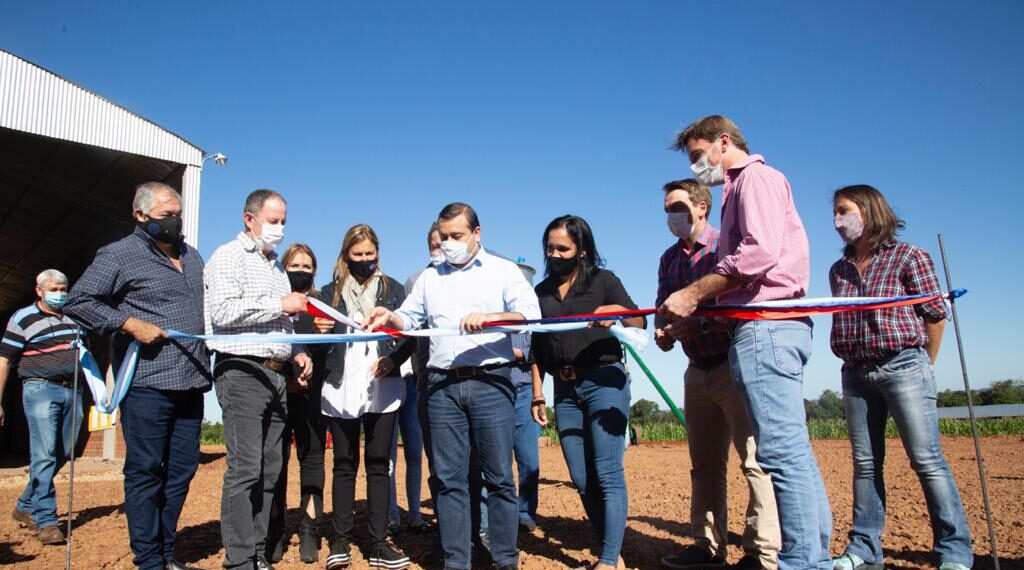 Herrera Ahuad inauguró un centro de acopio y acondicionamiento de granos en Alba Posse