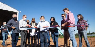 Herrera Ahuad inauguró un centro de acopio y acondicionamiento de granos en Alba Posse