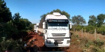 San Jose: otros tres camiones incautados con carga ilegal de soja