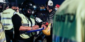 Más 590 actas se labraron en controles de tránsito durante la última semana