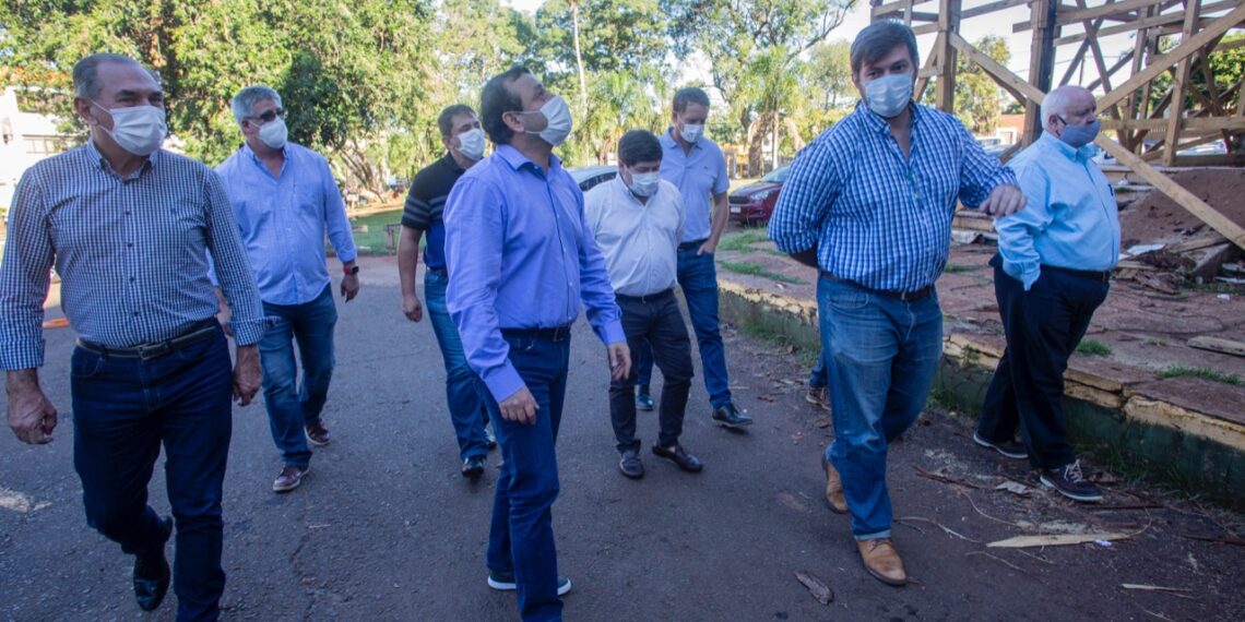 Herrera Ahuad supervisó las obras de refacción y puesta en valor del antiguo Hospital Madariaga