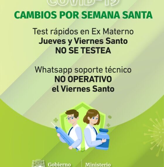 Este jueves y viernes estará cerrado el Centro de Testeo Rápido en Posadas