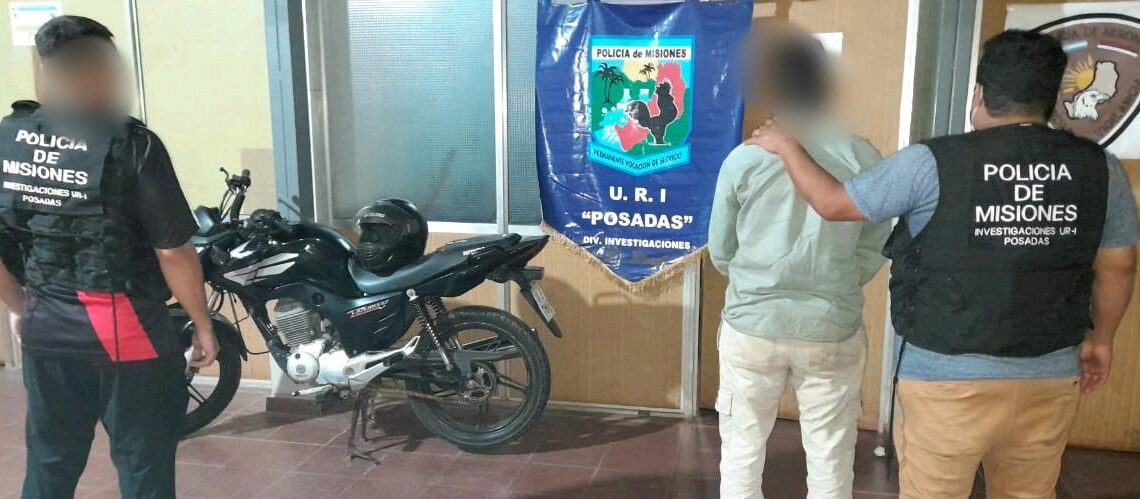 Arrestaron a un joven involucrado en al menos tres hurtos de motocicletas