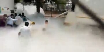 Por fuga de oxígeno, 22 pacientes con coronavirus murieron en un hospital de India