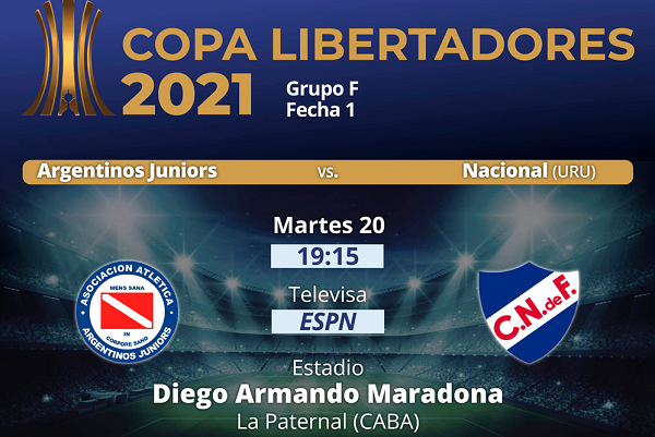 Copa Libertadores: Argentinos vuelve al torneo después de diez años, en un duelo ante Nacional