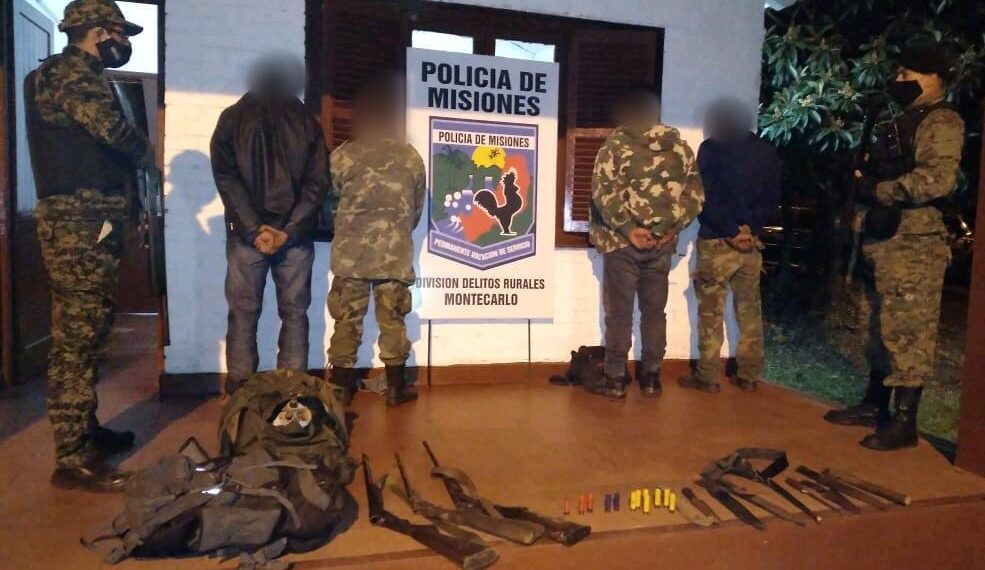 Puerto Piray: detuvieron a cuatro hombres fuertemente armados