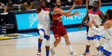 Facundo Campazzo jugó su mejor partido desde que llegó a la NBA en el triunfo de Denver ante los Pelicans
