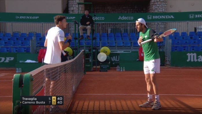 “No metas a mi novia en esto”: tensa discusión entre dos jugadores en el Masters 1000 de Montercalo
