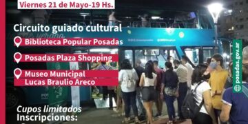 Invitan a participar de la Noche de los Museos, un circuito guiado cultural