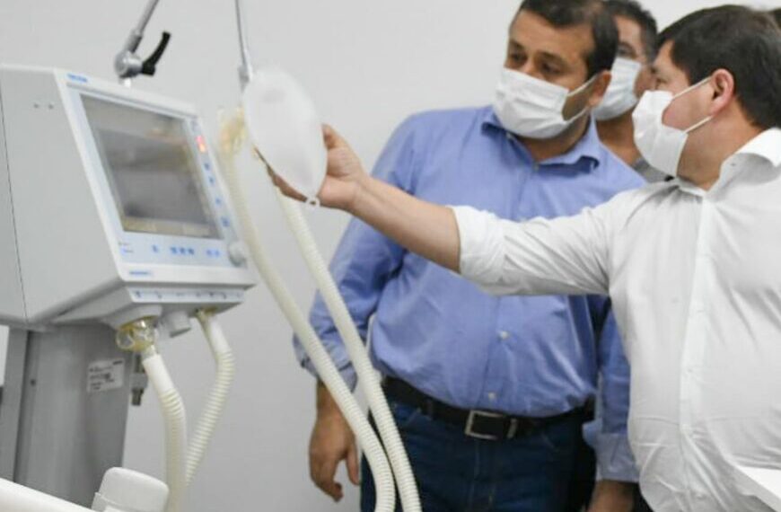 Herrera visitó el hospital de Jardín América y el Centro Oncológico del Samic de Eldorado