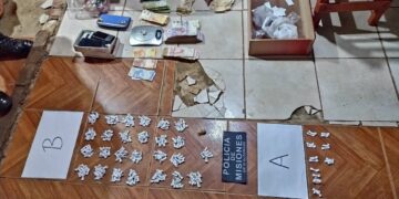 Desbarataron un kiosco de cocaína en Montecarlo