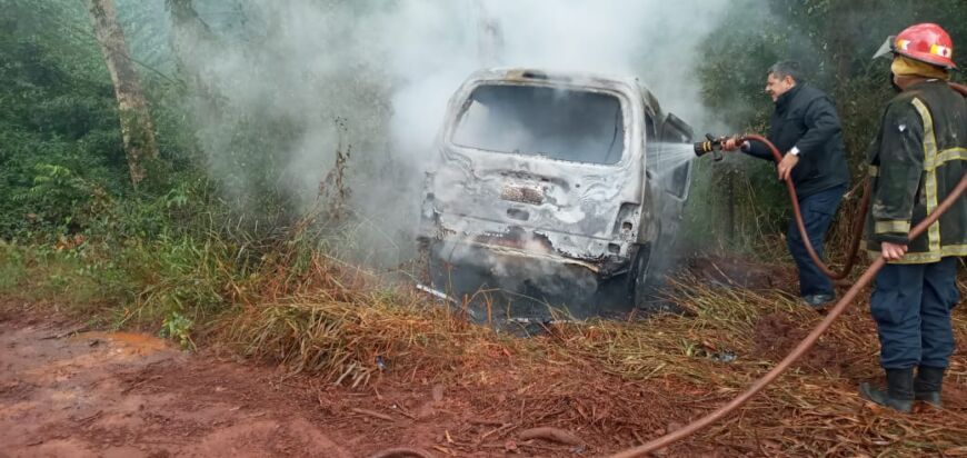 Apóstoles: falleció tras despitar e incendiarse el vehículo