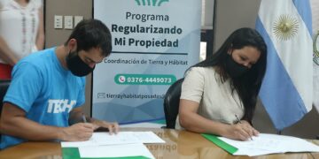 Avanzan los trabajos de regularización dominial en barrios de Posadas
