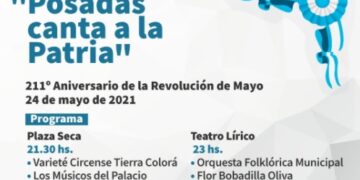“Posadas canta a la Patria”, vigilia por el 25 de mayo en el Parque del Conocimiento