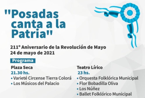 “Posadas canta a la Patria”, vigilia por el 25 de mayo en el Parque del Conocimiento