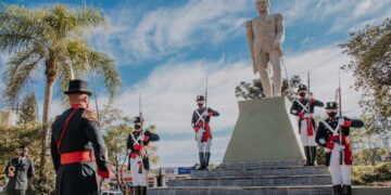 Herrera Ahuad encabezó el Acto Central del 25 de Mayo en San Vicente