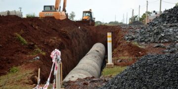 Avanzan las obras de empedrado y cordón cuneta en el barrio Giovinazzo de Posadas