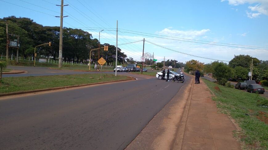 Falleció tras ser embestido por una motocicleta sobre la avenida Moreau de Justo