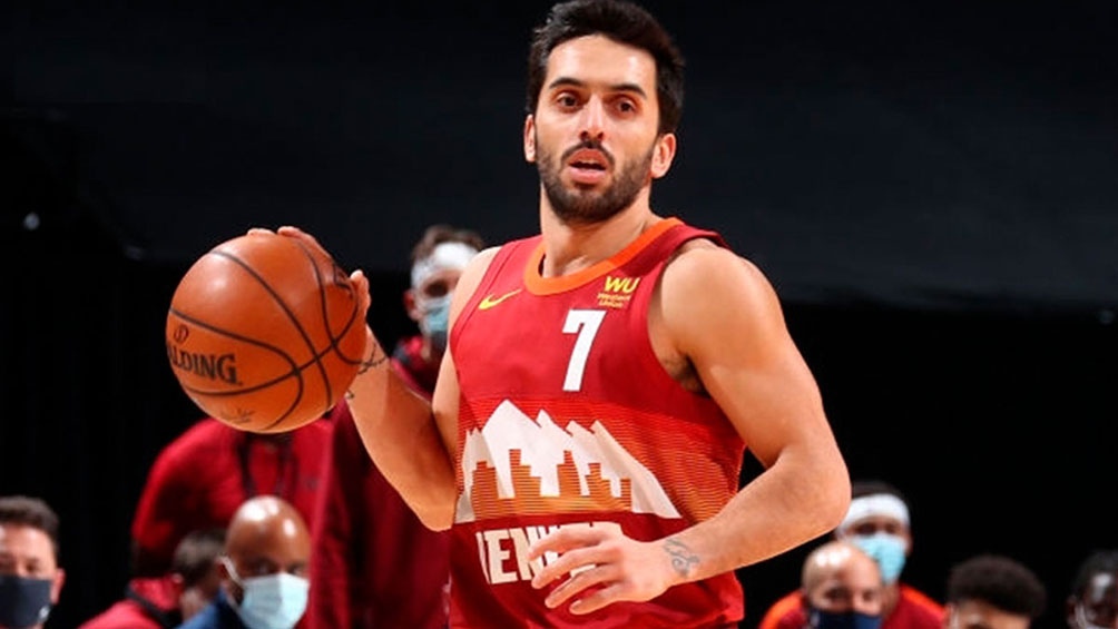 NBA: Campazzo se inspiró al final para que los Denver Nuggets vuelvan a la victoria
