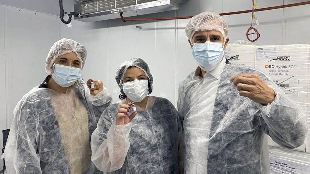 El lunes arranca la producción local del componente 2 de la Sputnik V