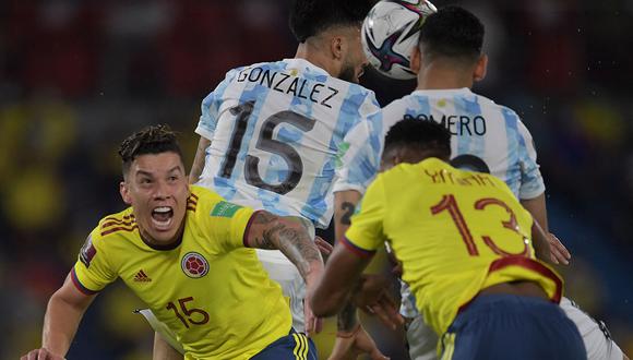 Argentina aguantaba la ventaja, pero Colombia lo empató en tiempo de descuento