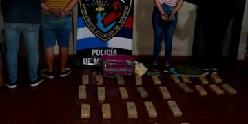 Cayeron “motonarcos” con más de 28 kilos de marihuana en Posadas
