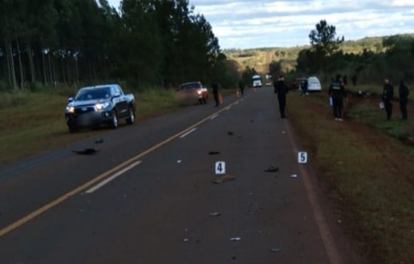 Apóstoles: motociclista falleció tras colisionar con un auto sobre la ruta 1