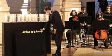 Herrera Ahuad participó del homenaje del Presidente a las víctimas del Covid
