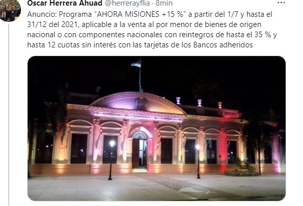 Prorrogan los “Ahora Misiones” hasta el 31 de dieciembre