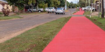 Amplían la red de bicisendas en avenidas posadeñas