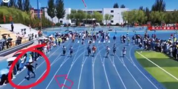 Video: un camarógrafo corrió más rápido que los atletas y se hizo viral en las redes sociales