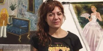 Acusan de plagio a la artista que pintó a Evita como un personaje de animé