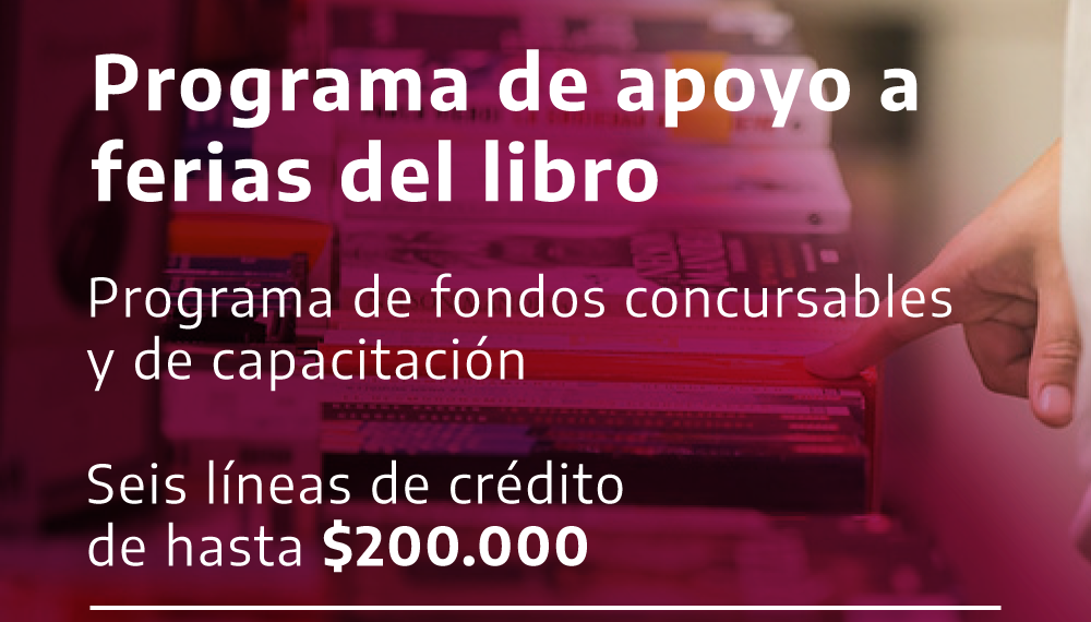 Apoyo para Ferias del Libro de todo el país
