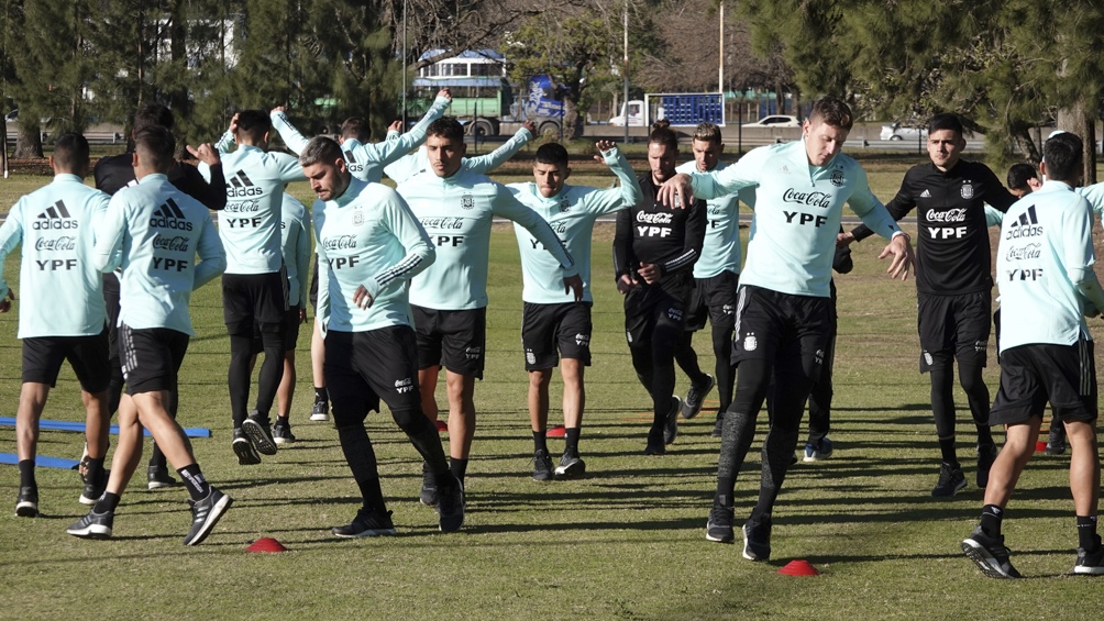 Copa América: el seleccionado argentino hizo un regenerativo en el predio de la AFA pensando en Ecuador