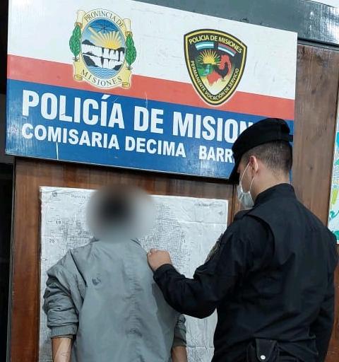 Posadas: un joven detenido por amenazar a un vecino y a policías con un machete