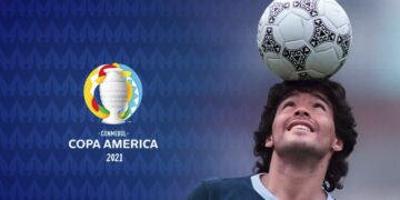 El impresionante homenaje de la Conmebol para Diego Maradona