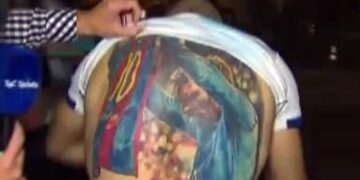 Lionel Messi vio el tatuaje de un hincha y ahora lo quiere firmar