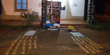 Incautaron marihuana en un monte de Caraguatay