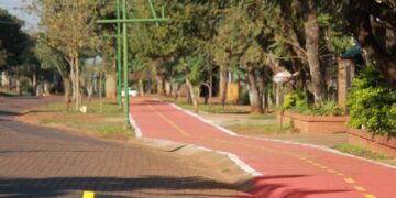 Colocaron delimitadores viales en las bicisendas de Tomás Guido