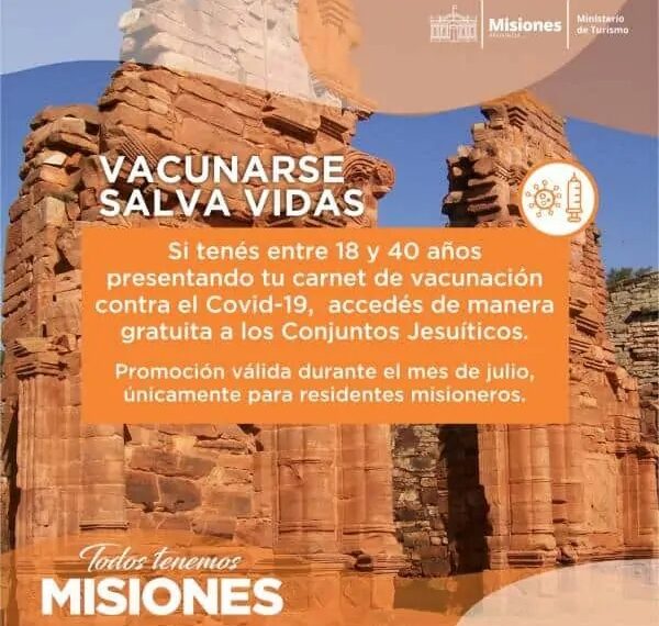 Continúa vigente la entrada gratuita a los parques provinciales para vacunados contra el Covid 19