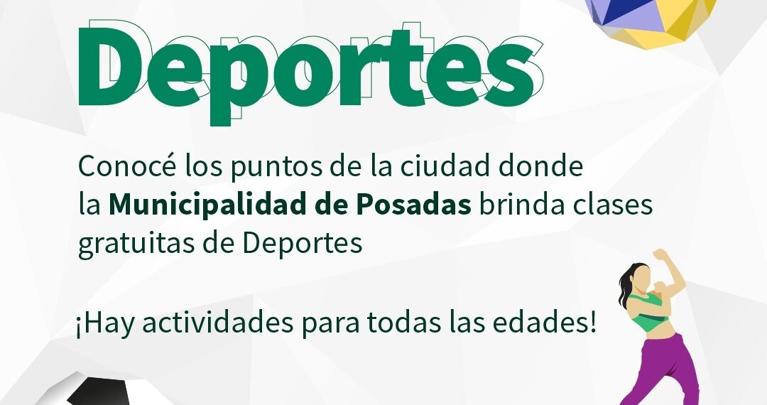 Posadas Deportiva: agenda con variadas actividades para las vacaciones de invierno