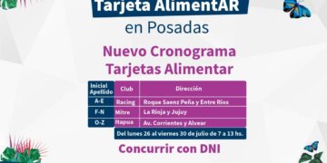 Continúa la distribución de las Tarjetas Alimentar en Posadas