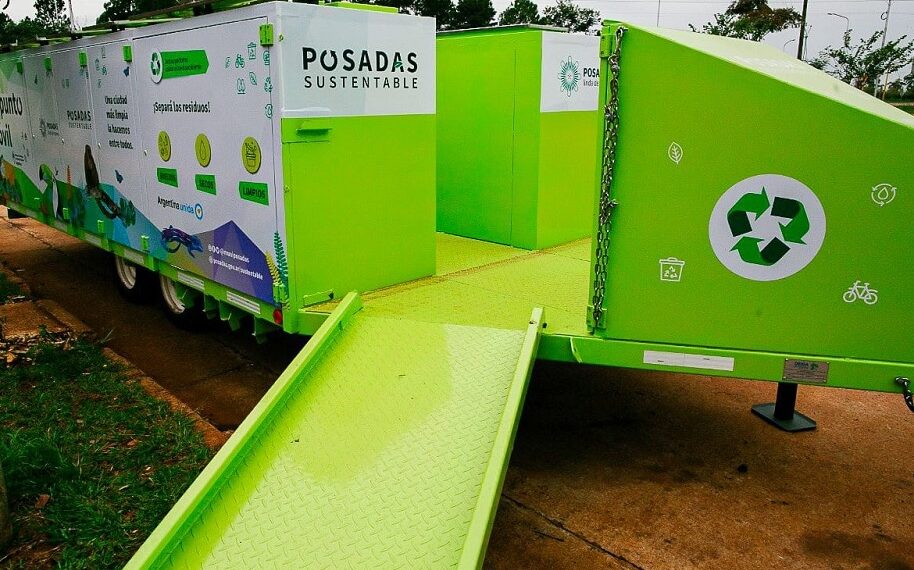 El Ecopunto Móvil recolectó más de dos mil kilos de residuos inorgánicos