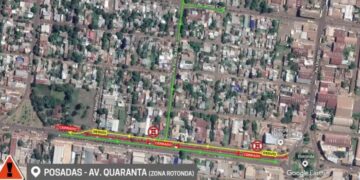 Travesía Urbana: se modifica la circulación sobre la avenida Quaranta