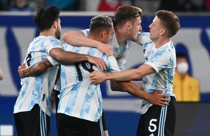 Juegos Olímpicos: la Selección Argentina de fútbol se presenta en Tokio