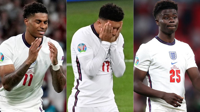 El primer ministro de Inglaterra, Boris Johnson, condenó los insultos racistas contra los futbolistas ingleses que fallaron los penales: “Son héroes”